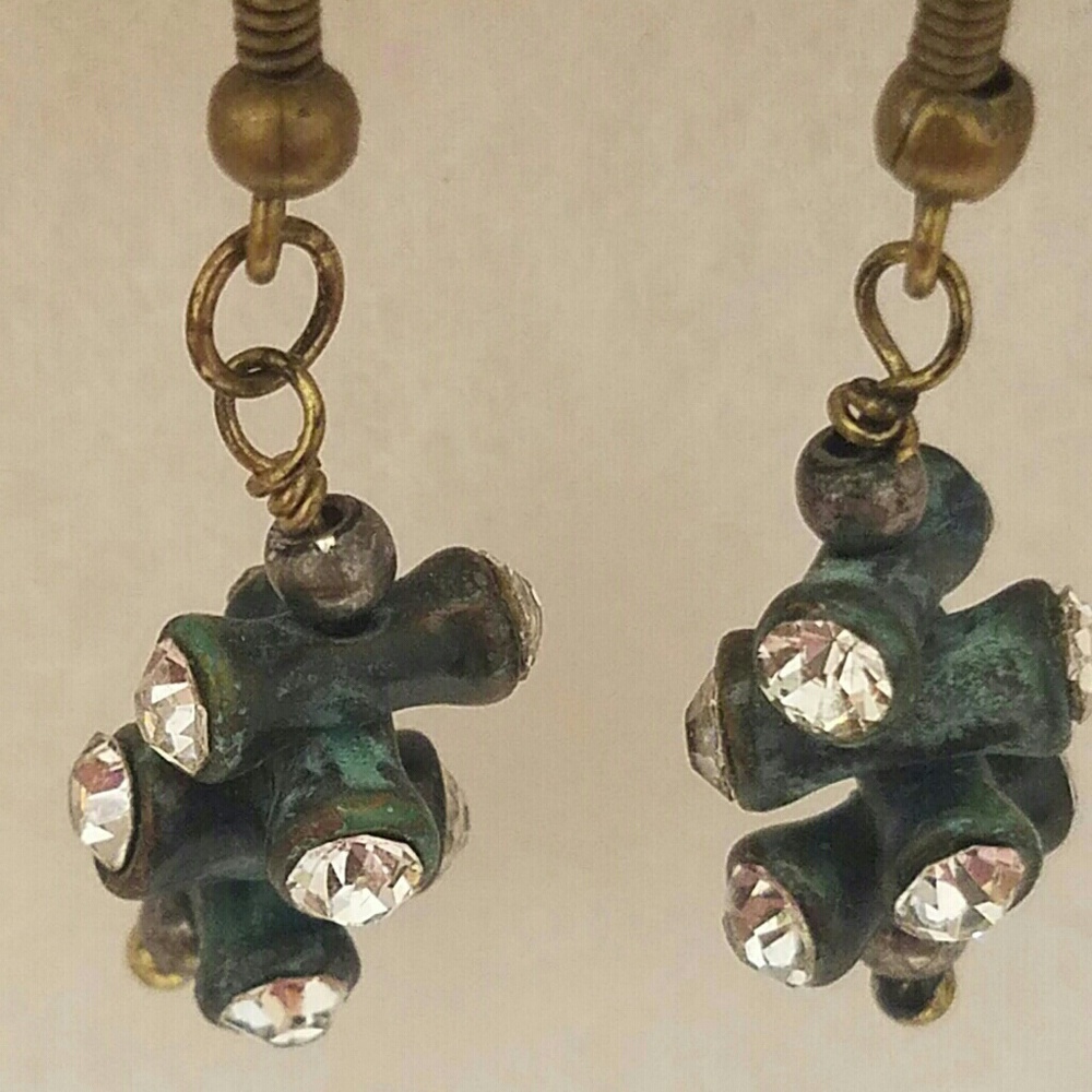 Metal earrings